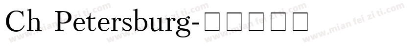 Ch Petersburg字体转换
